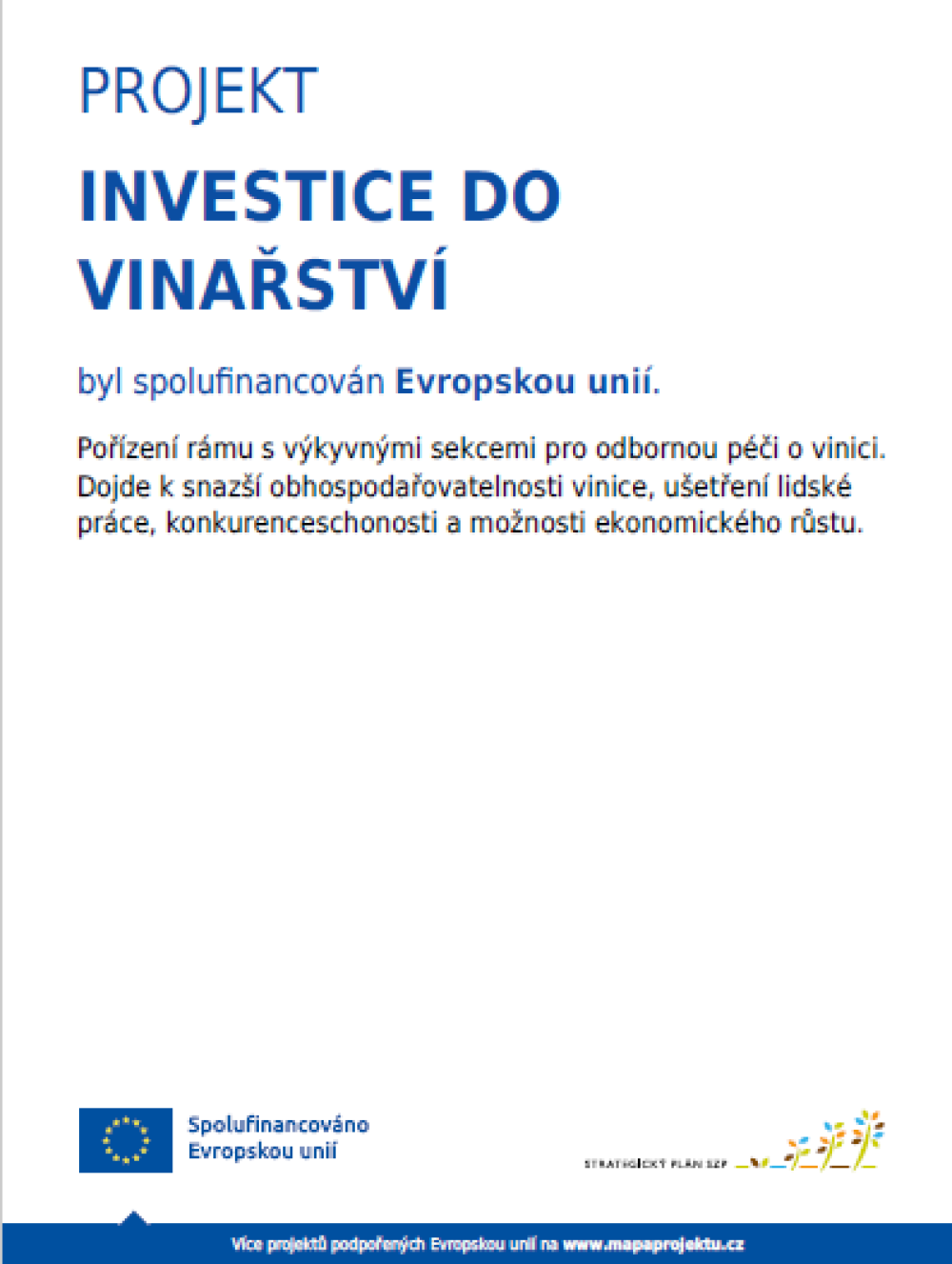Investice do vinařství